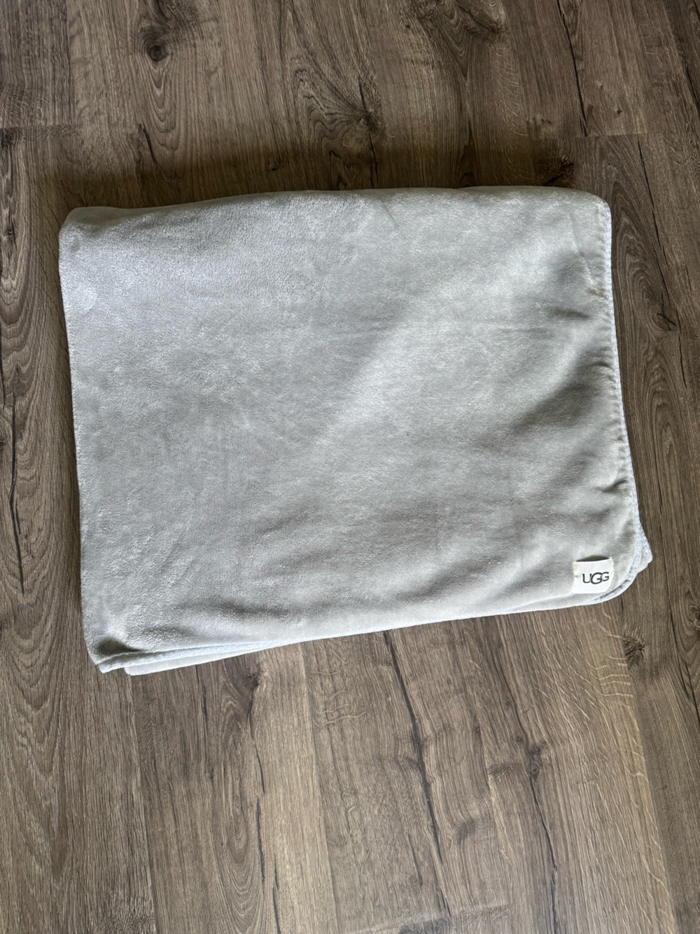 Light Gray UGG Duffield Throw Blanket